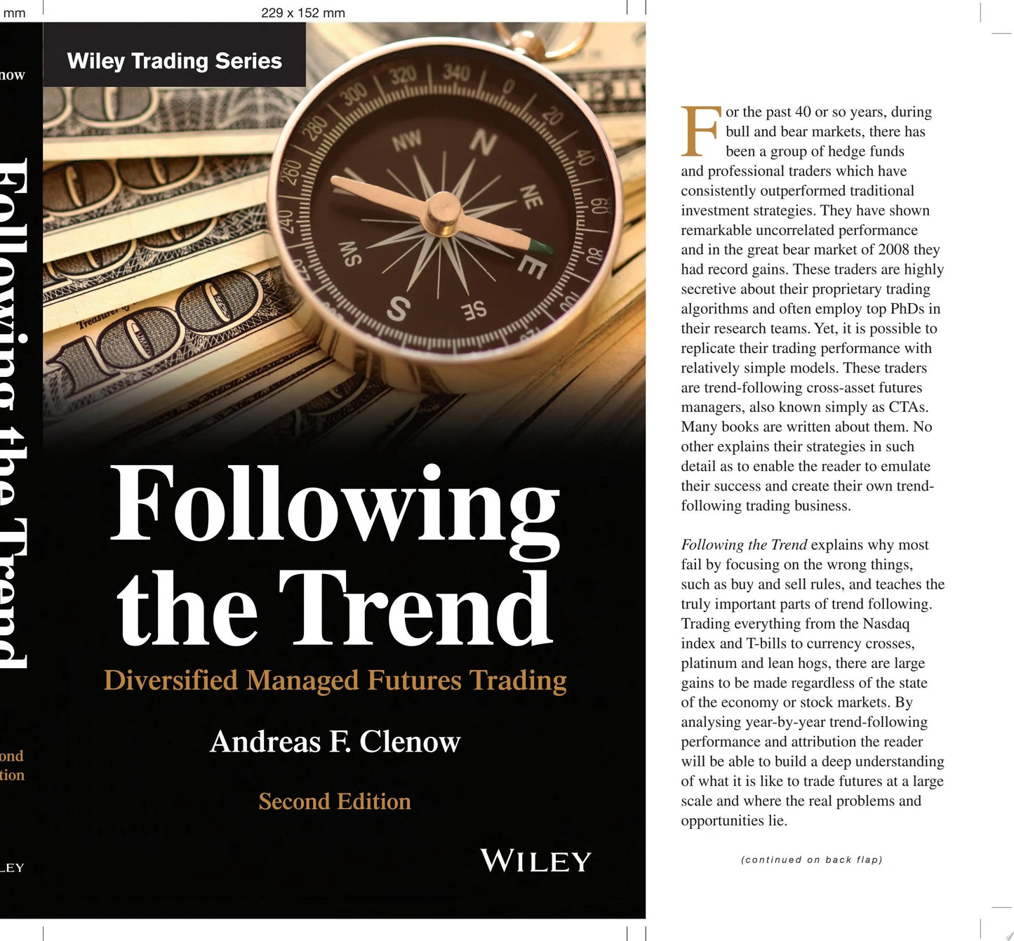 Following the Trend Diversified Managed Futures Trading by Andreas F. Clenow – book cover