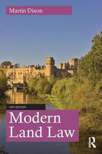 Modern Land Law by Martin Dixon – book cover