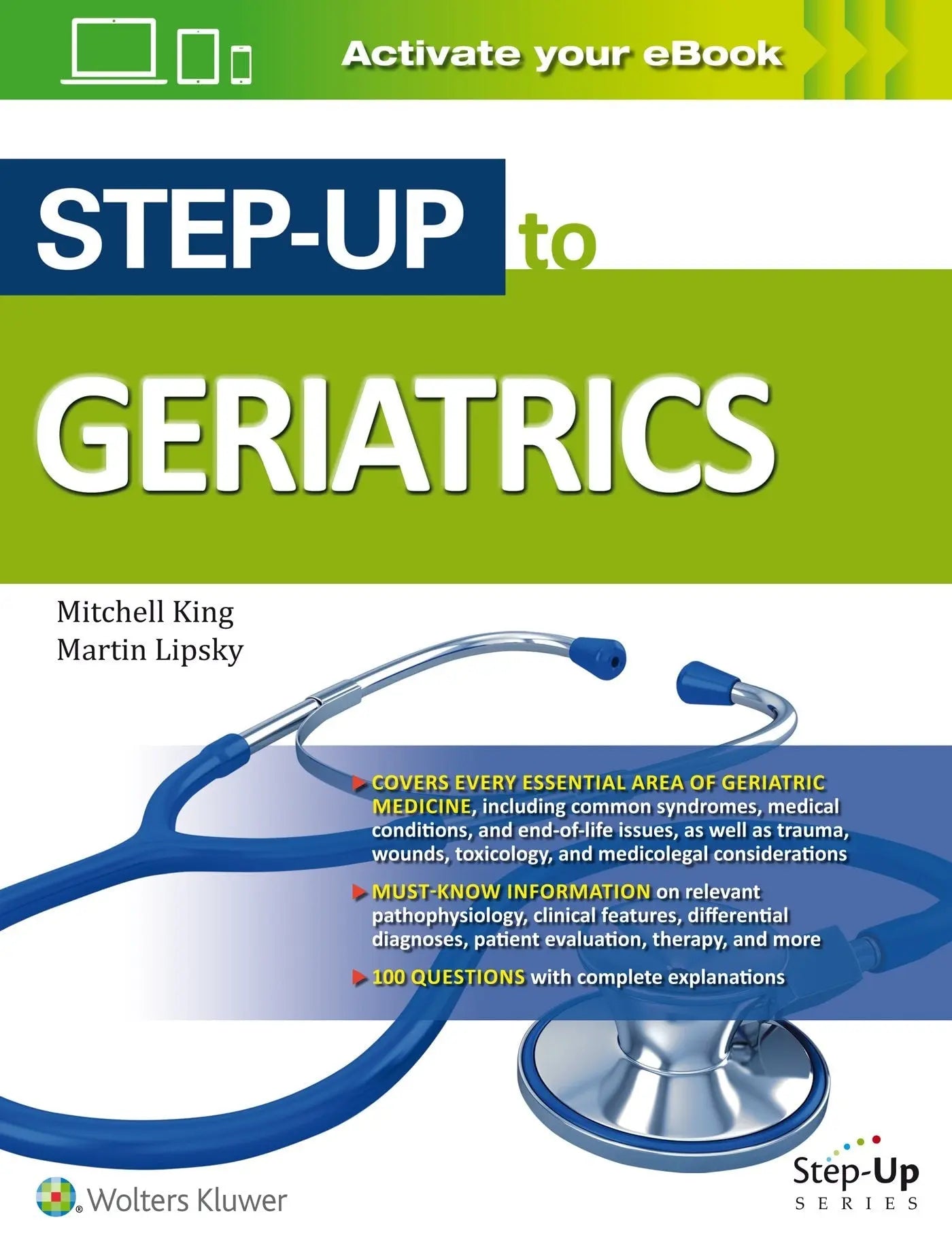 Step-up to Geriatrics by Mitchell S. King – book cover