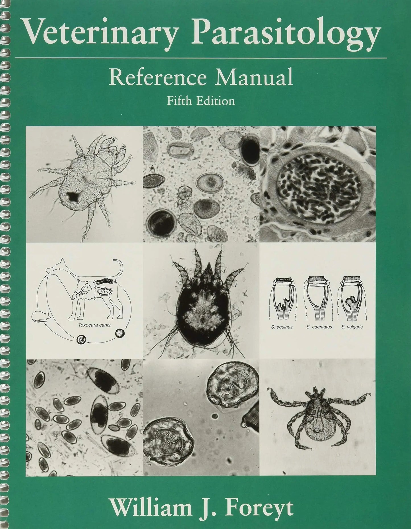 Veterinary Parasitology Reference Manual by William J. Foreyt – book cover