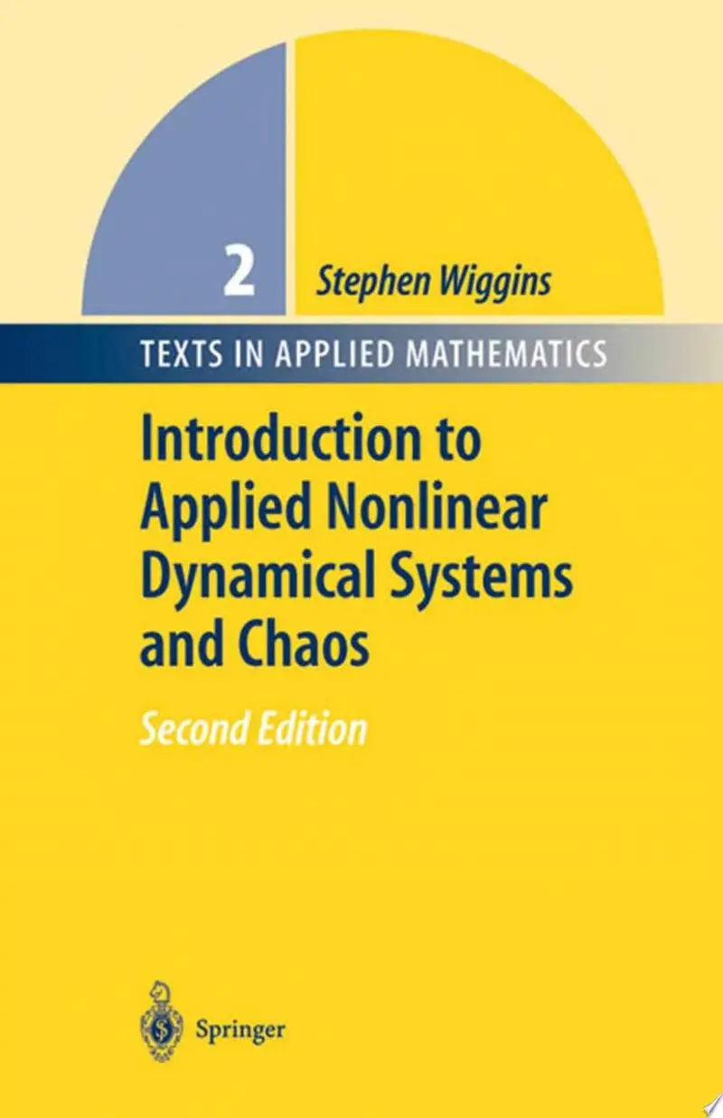 Introduction to Applied Nonlinear Dynamical Systems and Chaos by Stephen Wiggins – book cover
