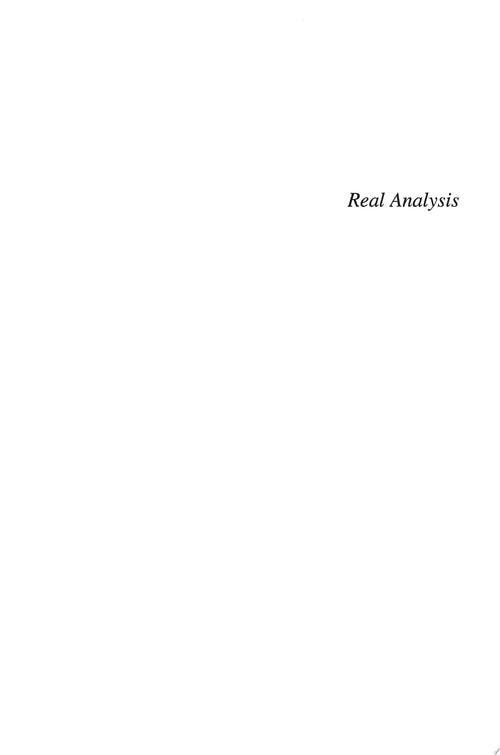 Real Analysis Modern Techniques and Their Applications by Gerald B. Folland