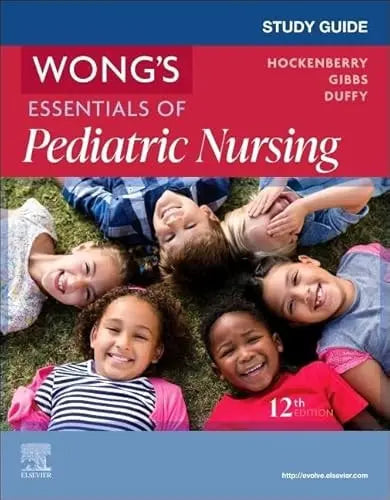 Study Guide for Wong's Essentials of Pediatric Nursing by Marilyn J. Hockenberry – book cover