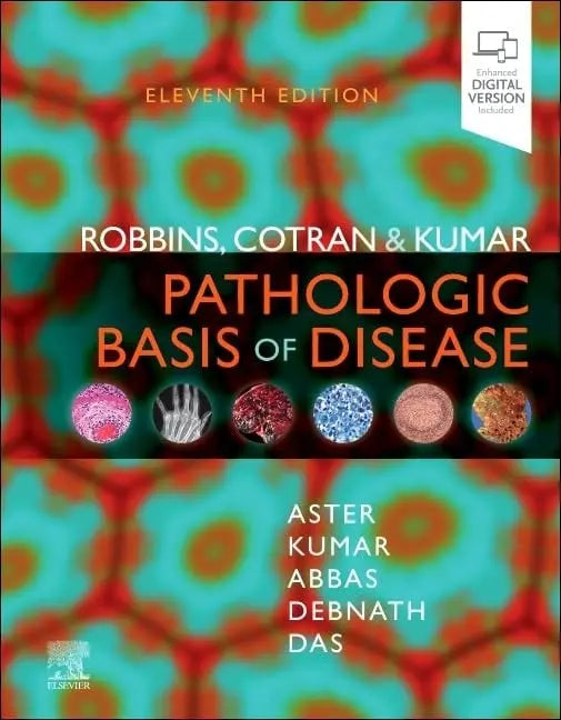 Robbins, Cotran & Kumar Pathologic Basis of Disease by Vinay Kumar – book cover