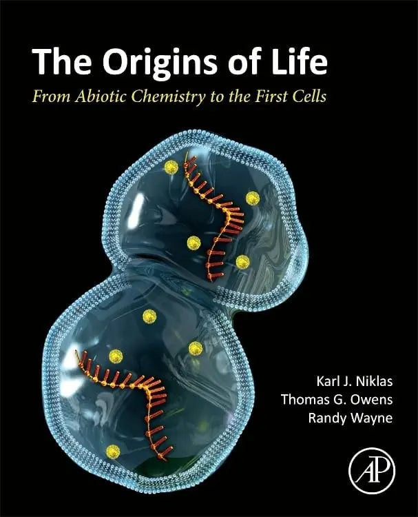 The Origins of Life From Abiotic Chemistry to the First Cells by Karl Niklas – book cover