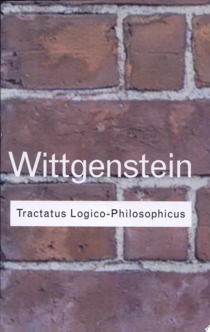 Tractatus Logico-philosophicus Psychology Press