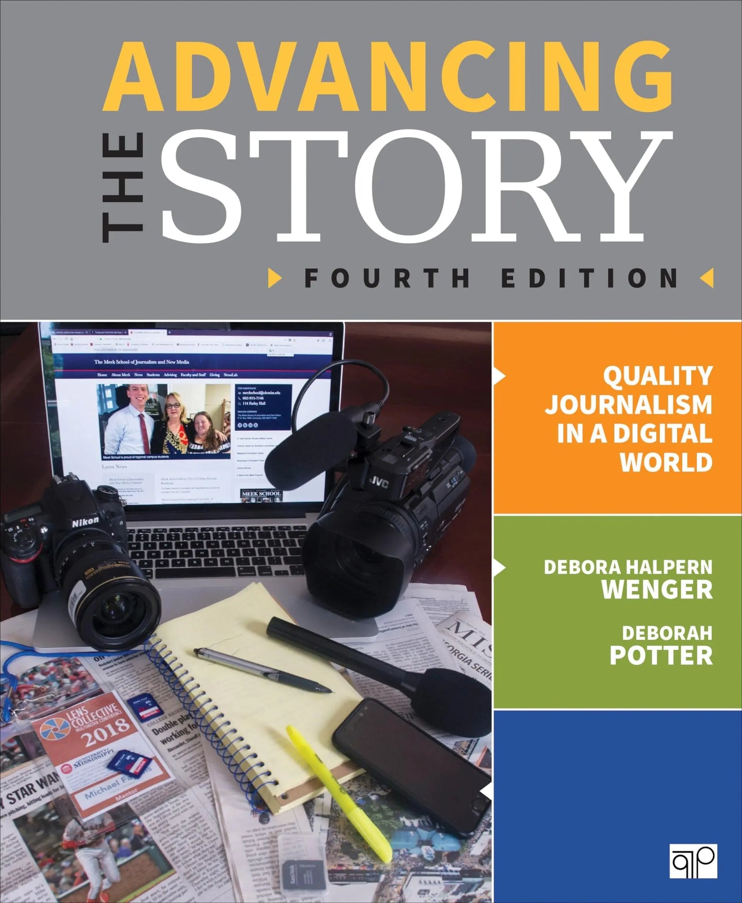 Advancing the Story Quality Journalism in a Digital World by Debora Halpern Wenger – book cover