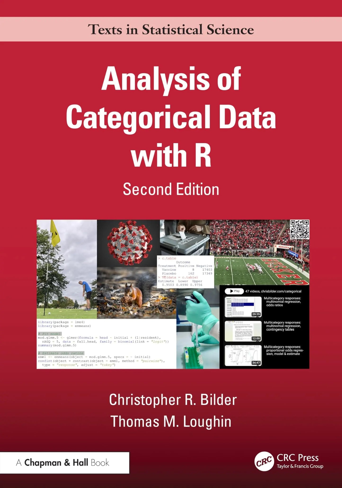 Analysis of Categorical Data with R by Christopher R. Bilder – book cover