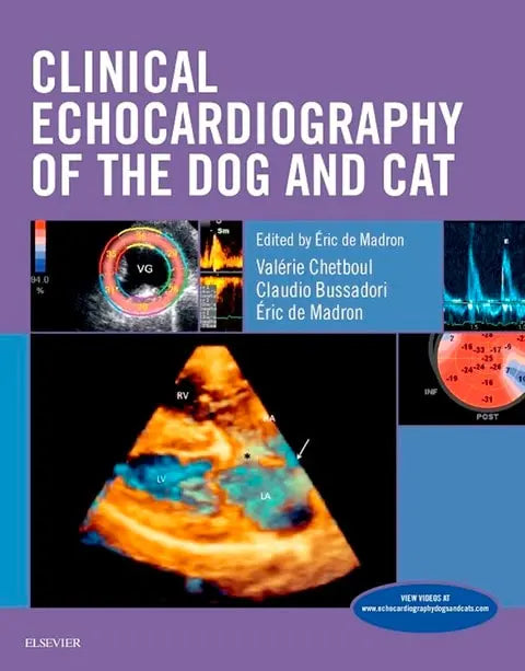 Clinical Echocardiography of the Dog and Cat by Eric de Madron – book cover