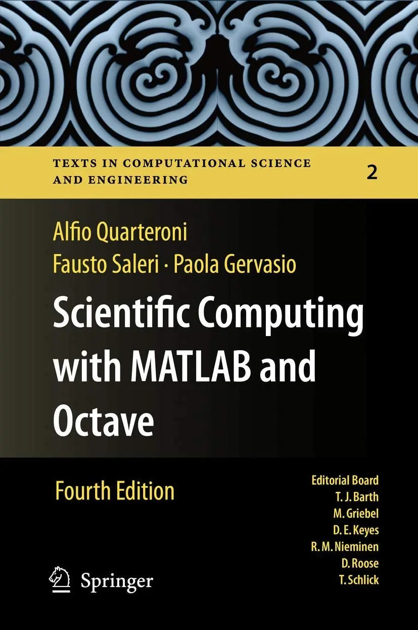 Scientific Computing with MATLAB and Octave by Alfio Quarteroni – book cover