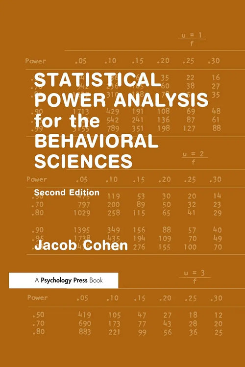 Statistical Power 2nd Ed by Jacob Cohen