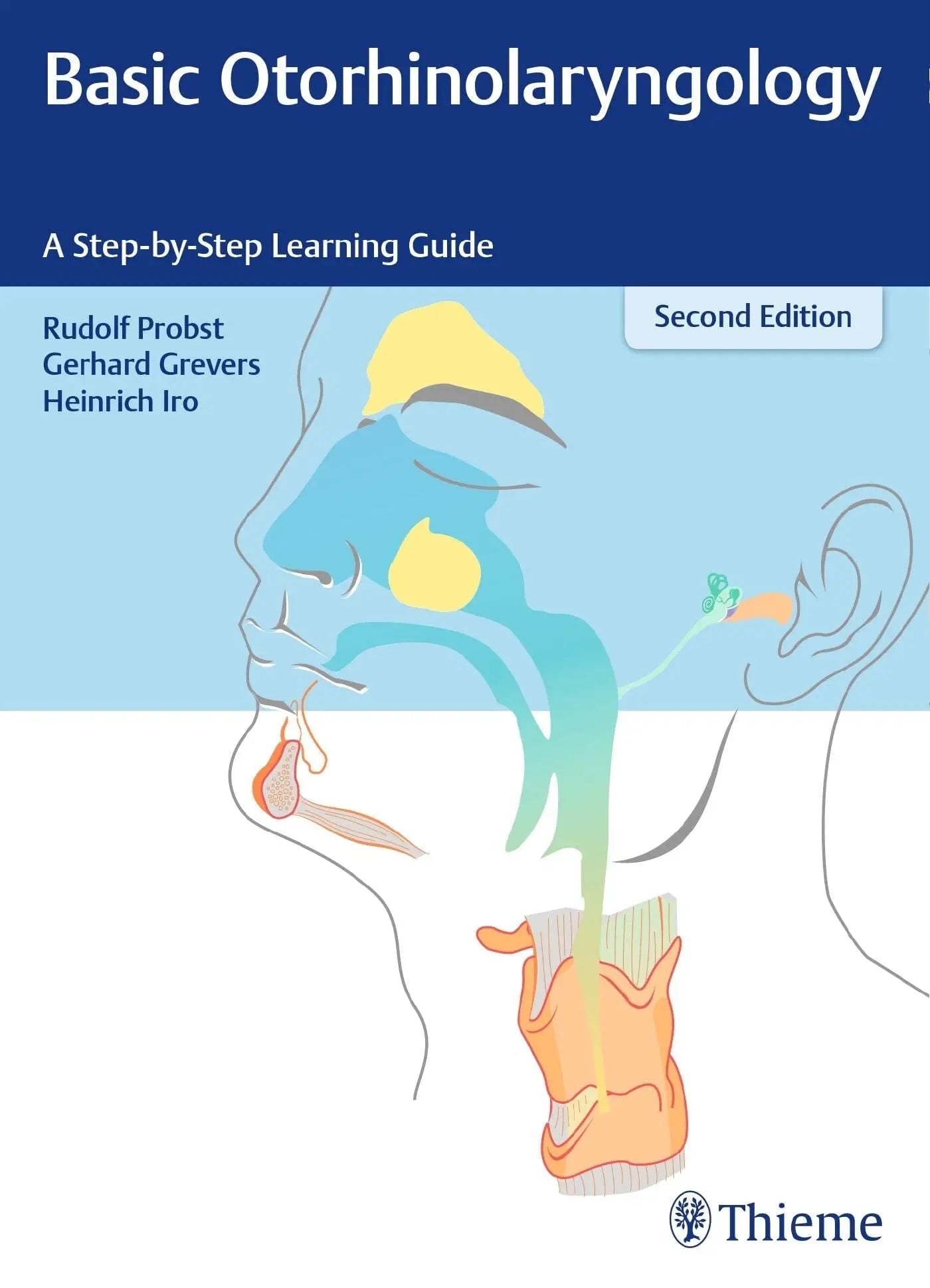 Basic Otorhinolaryngology A Step-by-step Learning Guide by Rudolf Probst (M.D.) – book cover