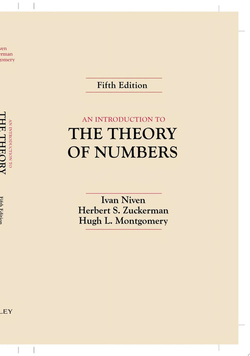 An Introduction to the Theory of Numbers by Ivan Niven