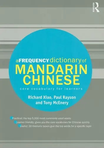 A Frequency Dictionary of Mandarin Chinese Core Vocabulary for Learners