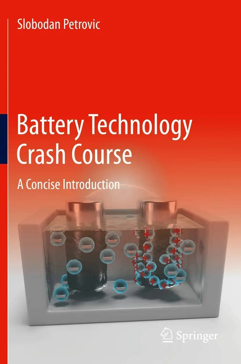 Battery Technology Crash Course A Concise Introduction by Slobodan Petrovic – book cover