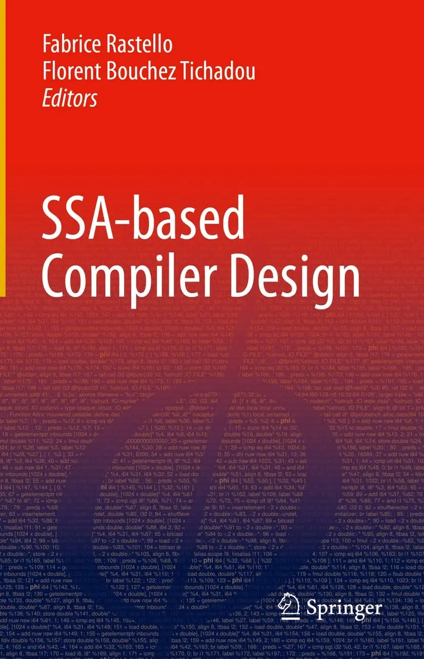SSA-based Compiler Design by Fabrice Rastello – book cover