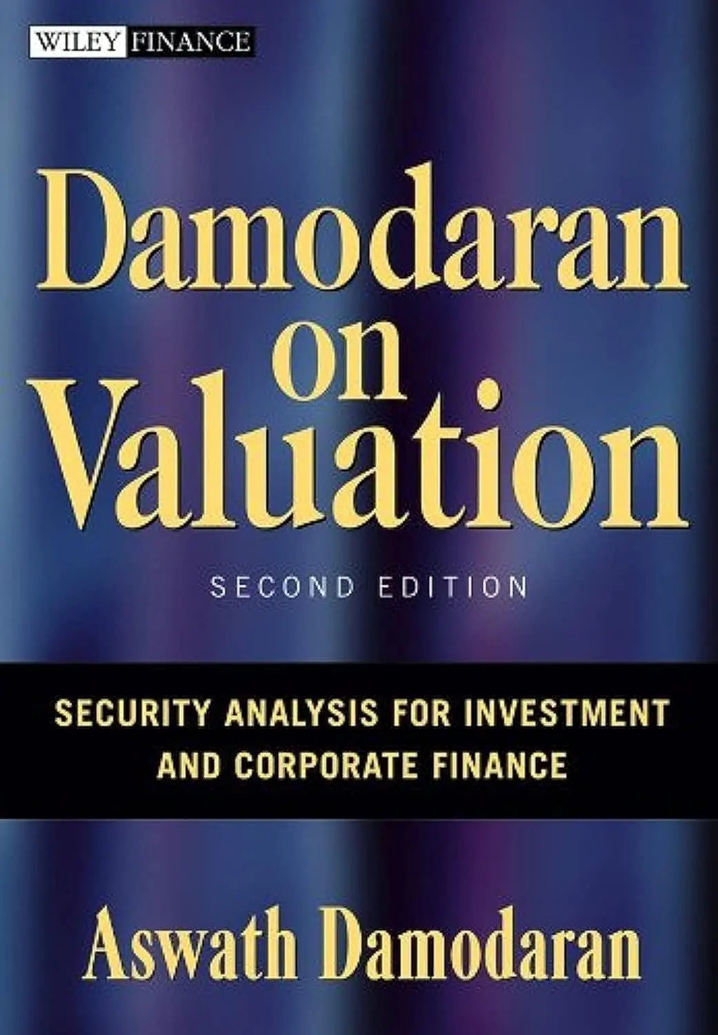 Damodaran on Valuation Security Analysis for Investment and Corporate Finance by Aswath Damodaran – book cover