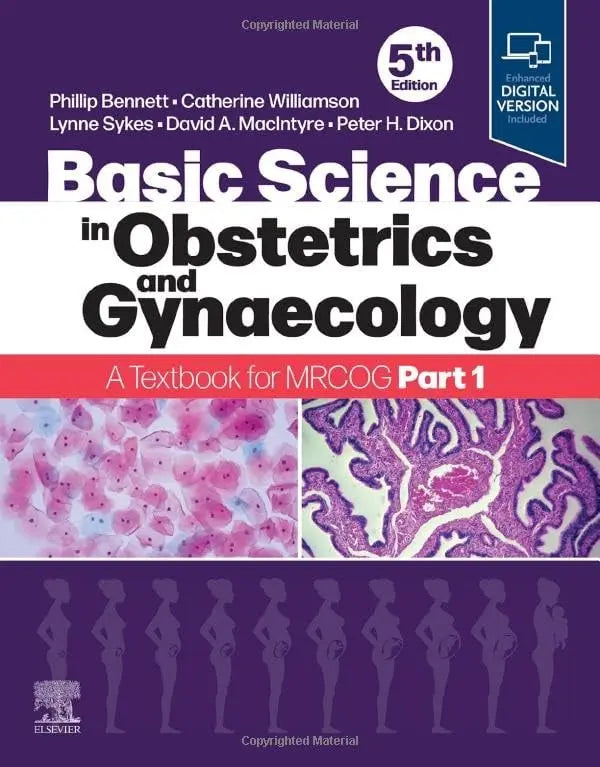 Basic Science in Obstetrics and Gynaecology A Textbook for MRCOG Part 1 by Phillip Bennett – book cover