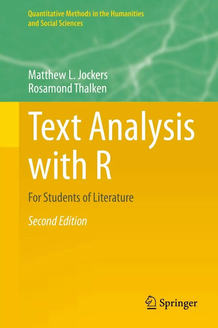 Text Analysis with R For Students of Literature by Matthew L. Jockers – book cover