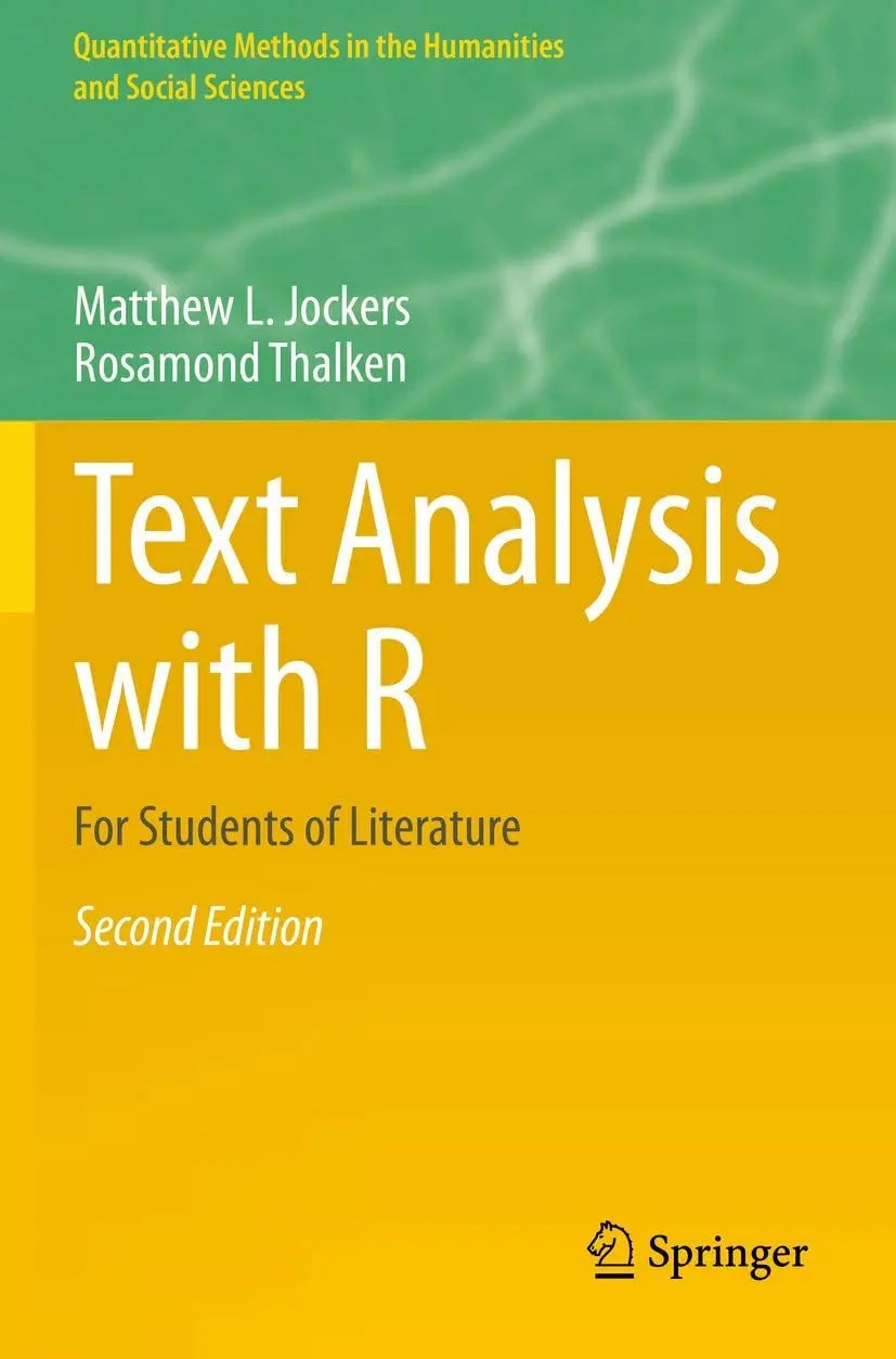 Text Analysis with R For Students of Literature by Matthew Lee Jockers – book cover
