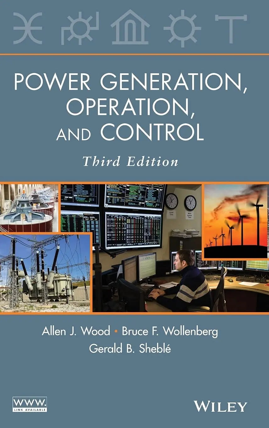 Power Generation, Operation, and Control by Allen J. Wood – book cover