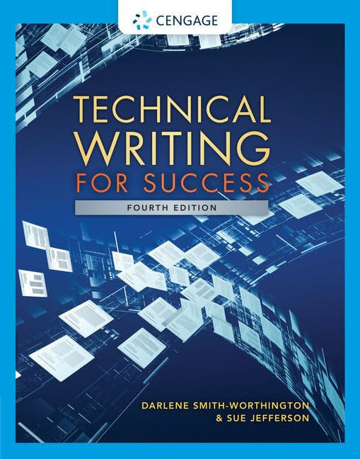 Technical Writing for Success, 4th Cengage Learning