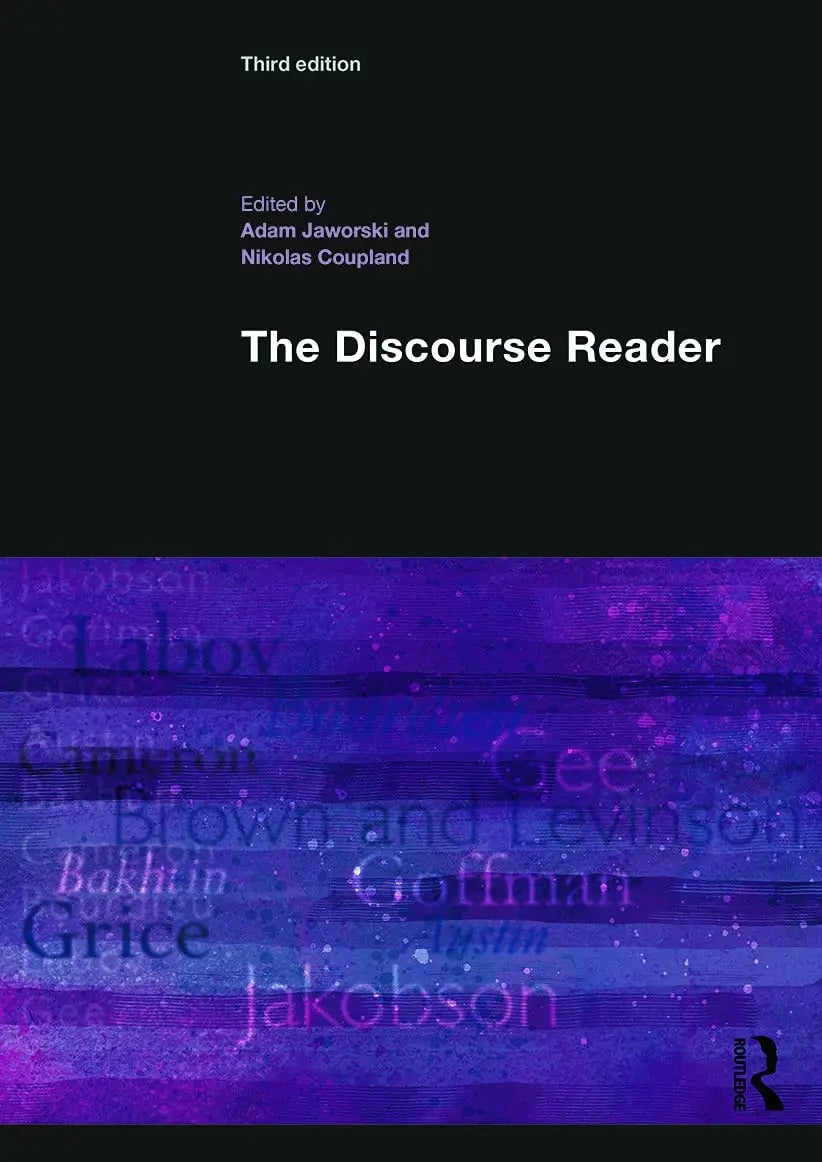 The Discourse Reader by Adam Jaworski – book cover