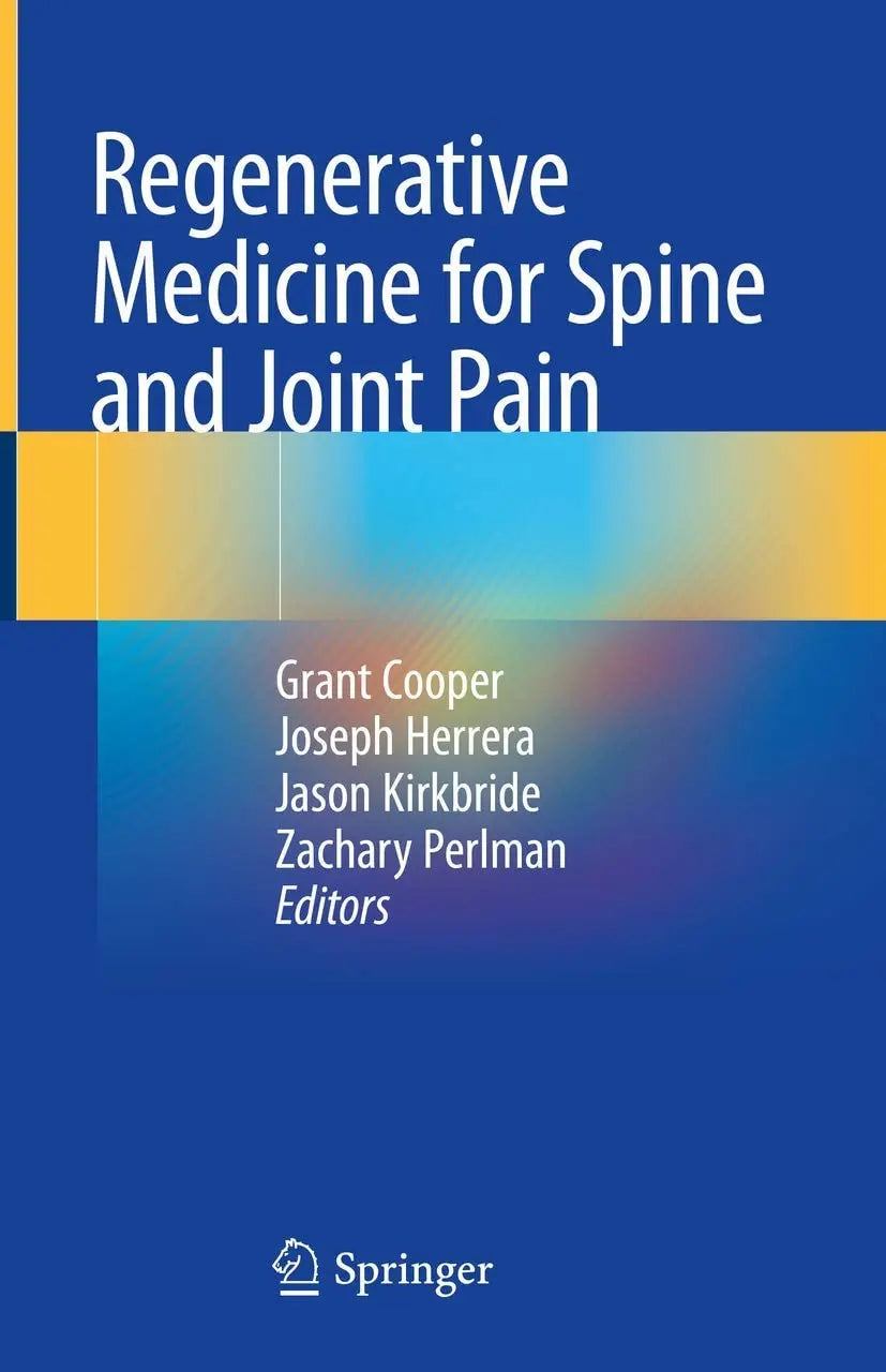 Regenerative Medicine for Spine and Joint Pain by Grant Cooper – book cover