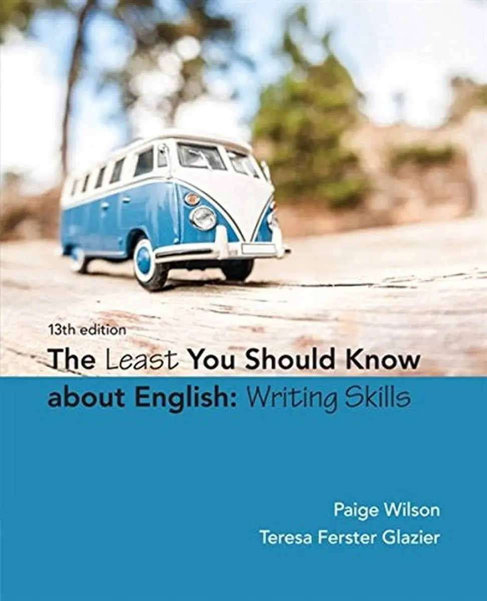The Least You Should Know About English: Writing Skills by Paige Wilson – book cover