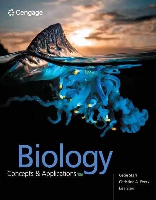 Biology: Concepts and Applications by Cecie Starr – book cover