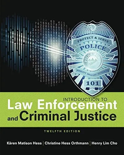 Introduction to Law Enforcement and Criminal Justice by Kären M. Hess – book cover