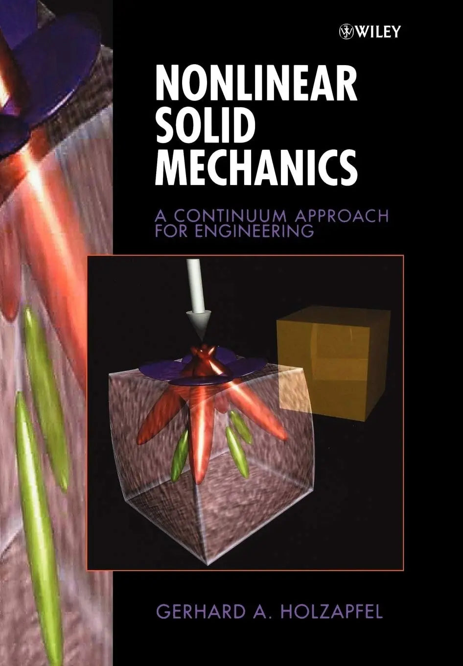 Nonlinear Solid Mechanics: A Continuum Approach for Engineering by Holzapfel – book cover