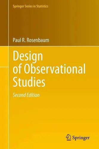 Design of Observational Studies Springer International Publishing