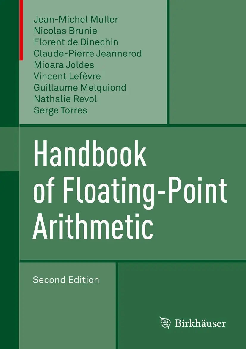 Handbook of Floating-Point Arithmetic by Jean-Michel Muller – book cover