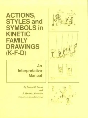Actions, Styles, and Symbols in Kinetic Family Drawings (KFD) An Interpretative Manual by Robert C. Burns – book cover