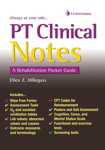 PT Clinical Notes A Rehabilitation Pocket Guide
