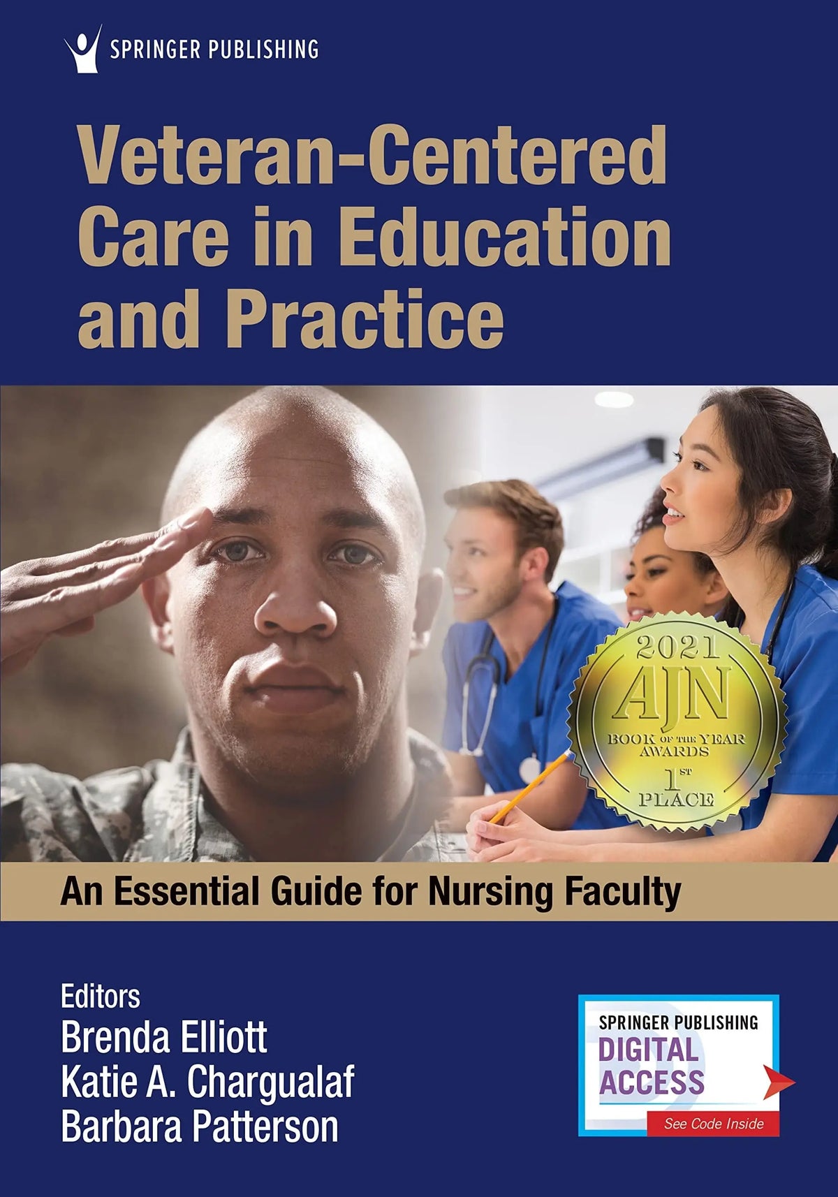 Veteran-Centered Care in Education and Practice An Essential Guide for Nursing Faculty by Brenda Elliott – book cover