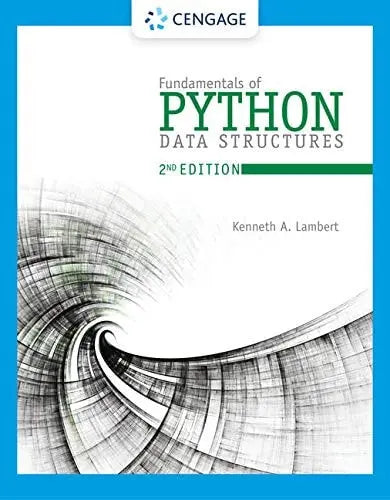Fundamentals of Python: Data Structures by Kenneth Lambert – book cover