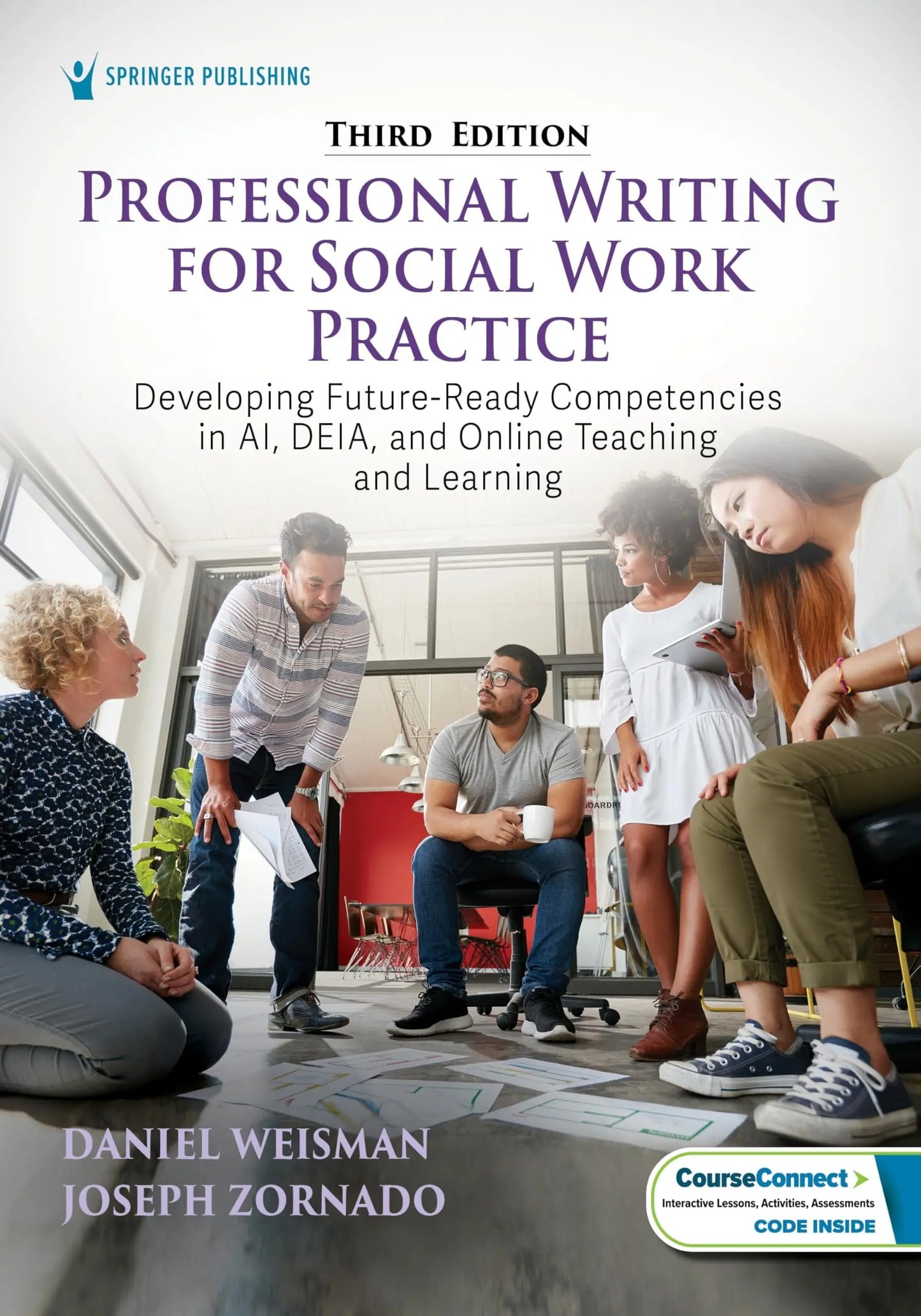 Professional Writing for Social Work Practice: Developing Future-Ready Competencies in AI, DEIA, and Online – book cover