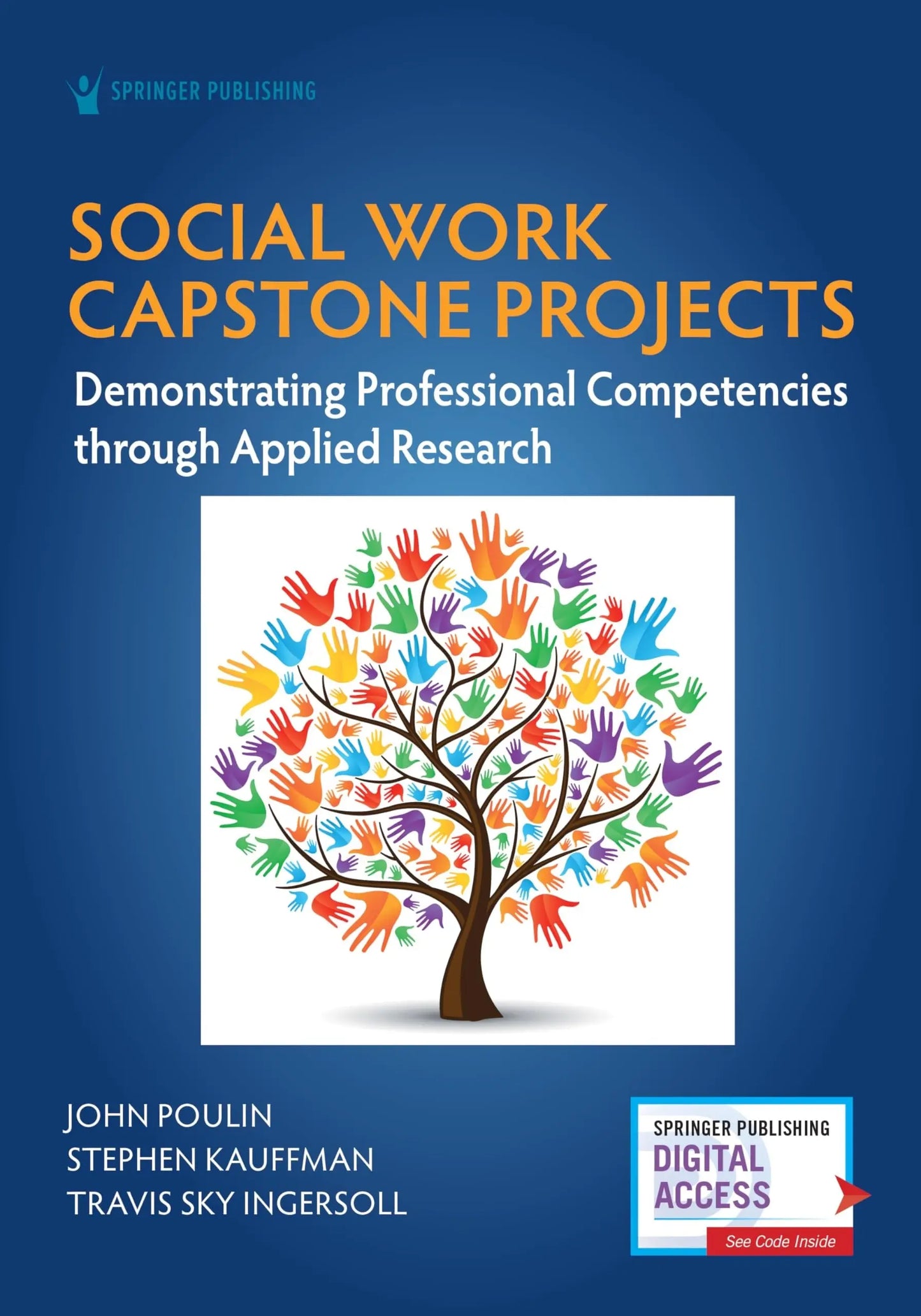 Social Work Capstone Projects Demonstrating Professional Competencies Through Applied Research by John Poulin – book cover
