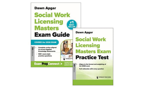 Social Work Licensing Masters Exam Guide and Additional Print Practice Test Set by Apgar PhD LSW ACSW, Dawn