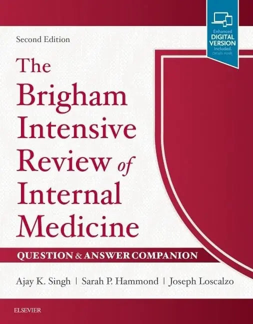 The Brigham Intensive Review of Internal Medicine Question and Answer Companion by Ajay K. Singh – book cover