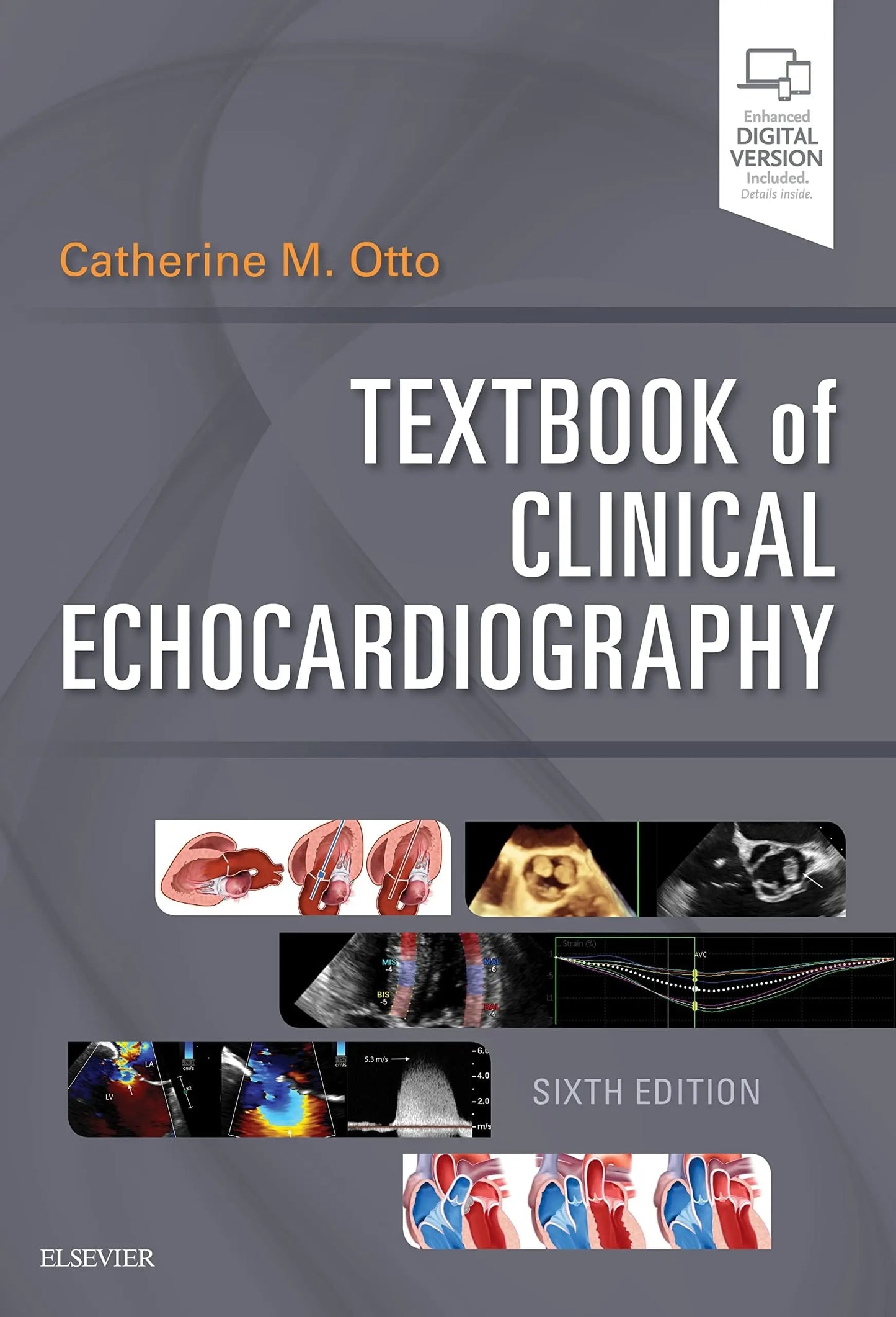 Textbook of Clinical Echocardiography by Catherine M. Otto – book cover