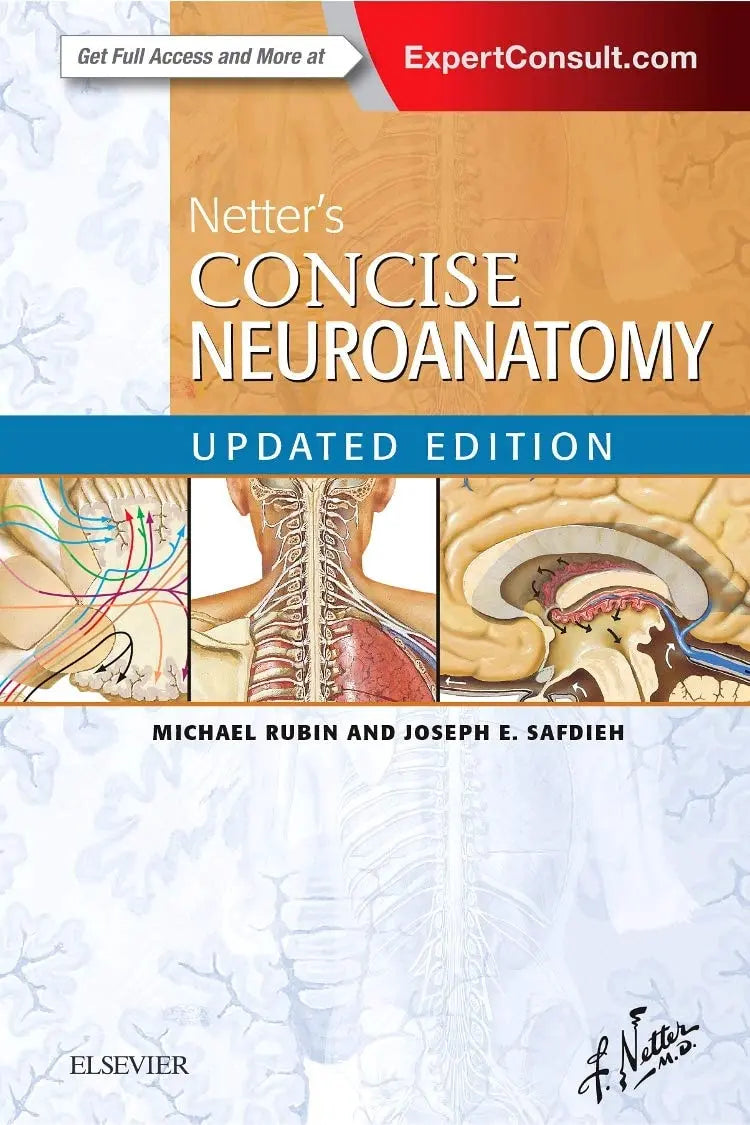 Netter's Concise Neuroanatomy by Michael Rubin – book cover