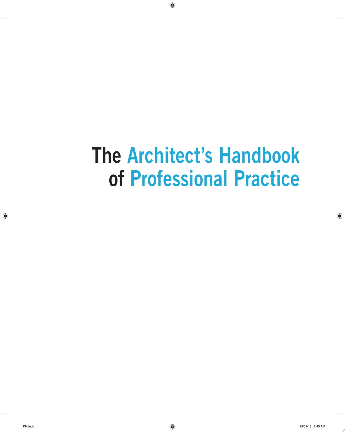 The Architect's Handbook of Professional Practice by American Institute of Architects – book cover
