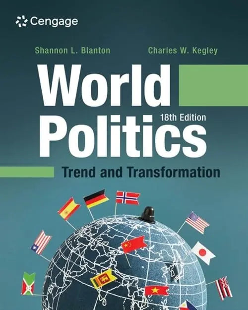 World Politics Trend and Transformation by Shannon Blanton – book cover