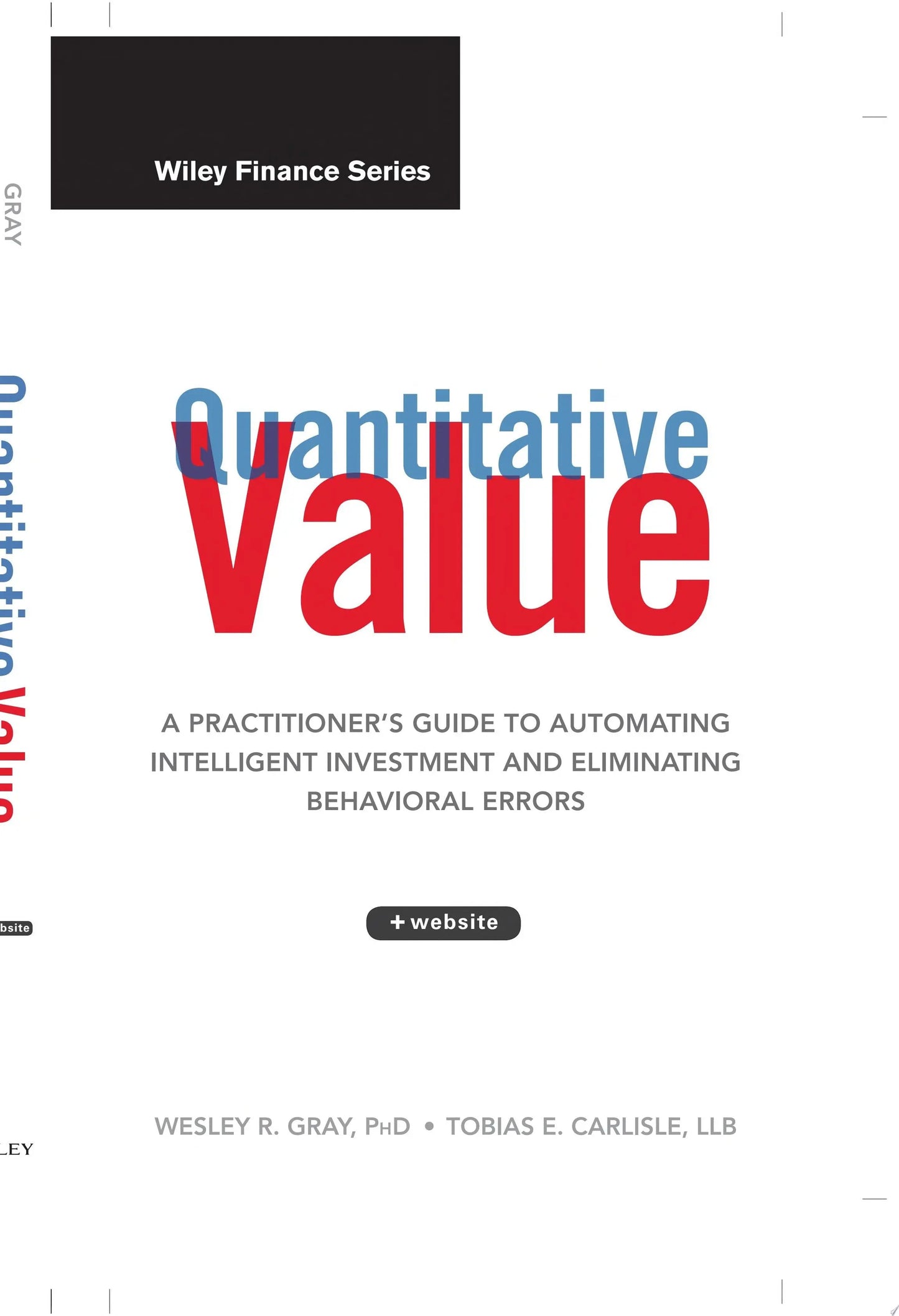 Quantitative Value, + Web Site A Practitioner's Guide to Automating Intelligent Investment and Eliminating – book cover