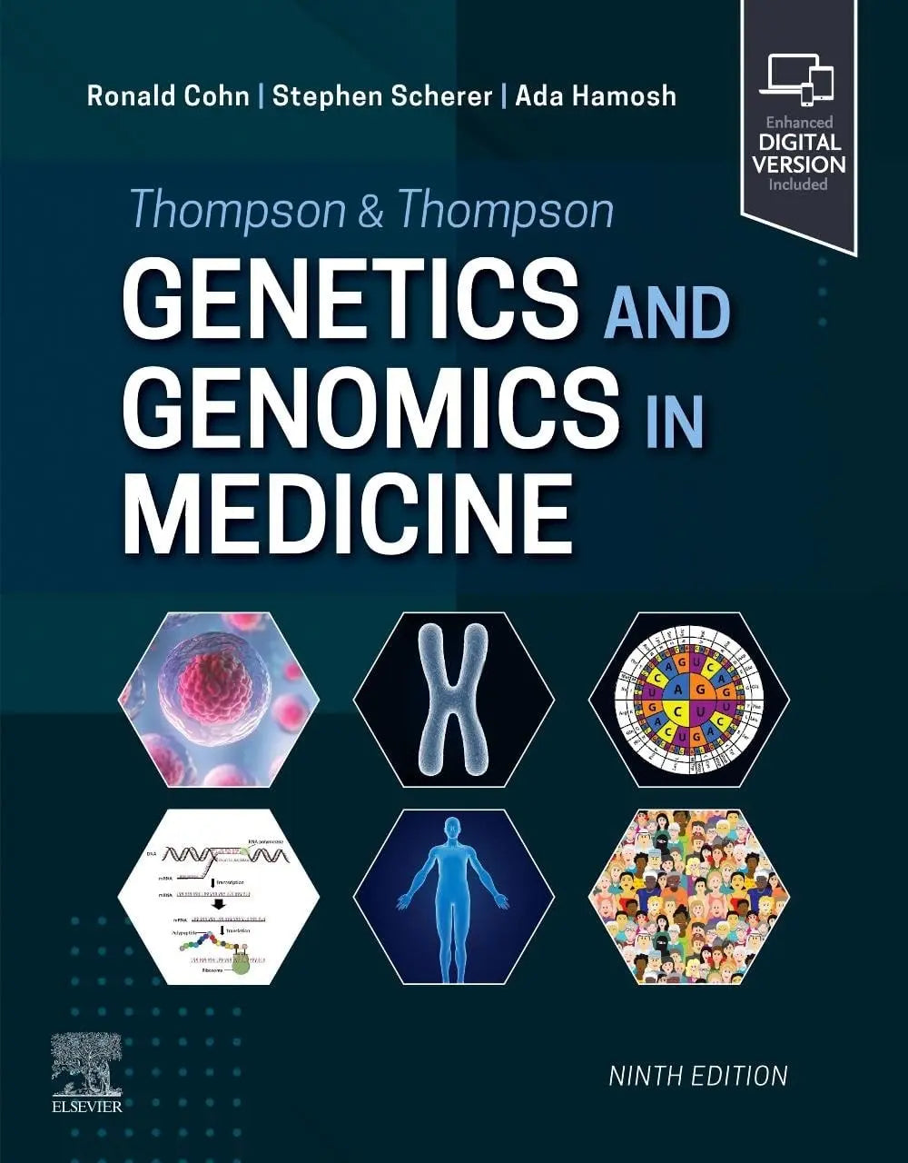 Thompson & Thompson Genetics and Genomics in Medicine by Ronald Cohn – book cover