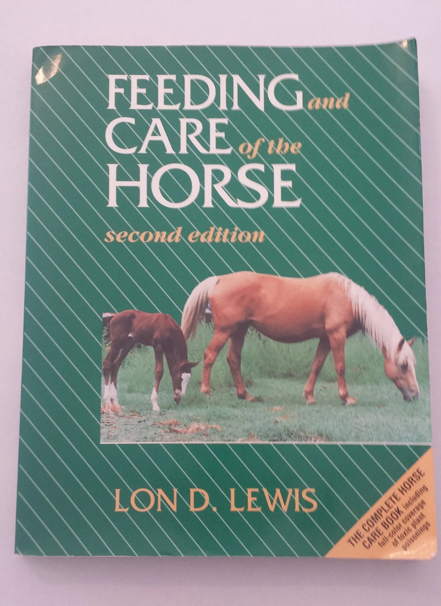 Feeding and Care of the Horse by Lon D. Lewis – book cover