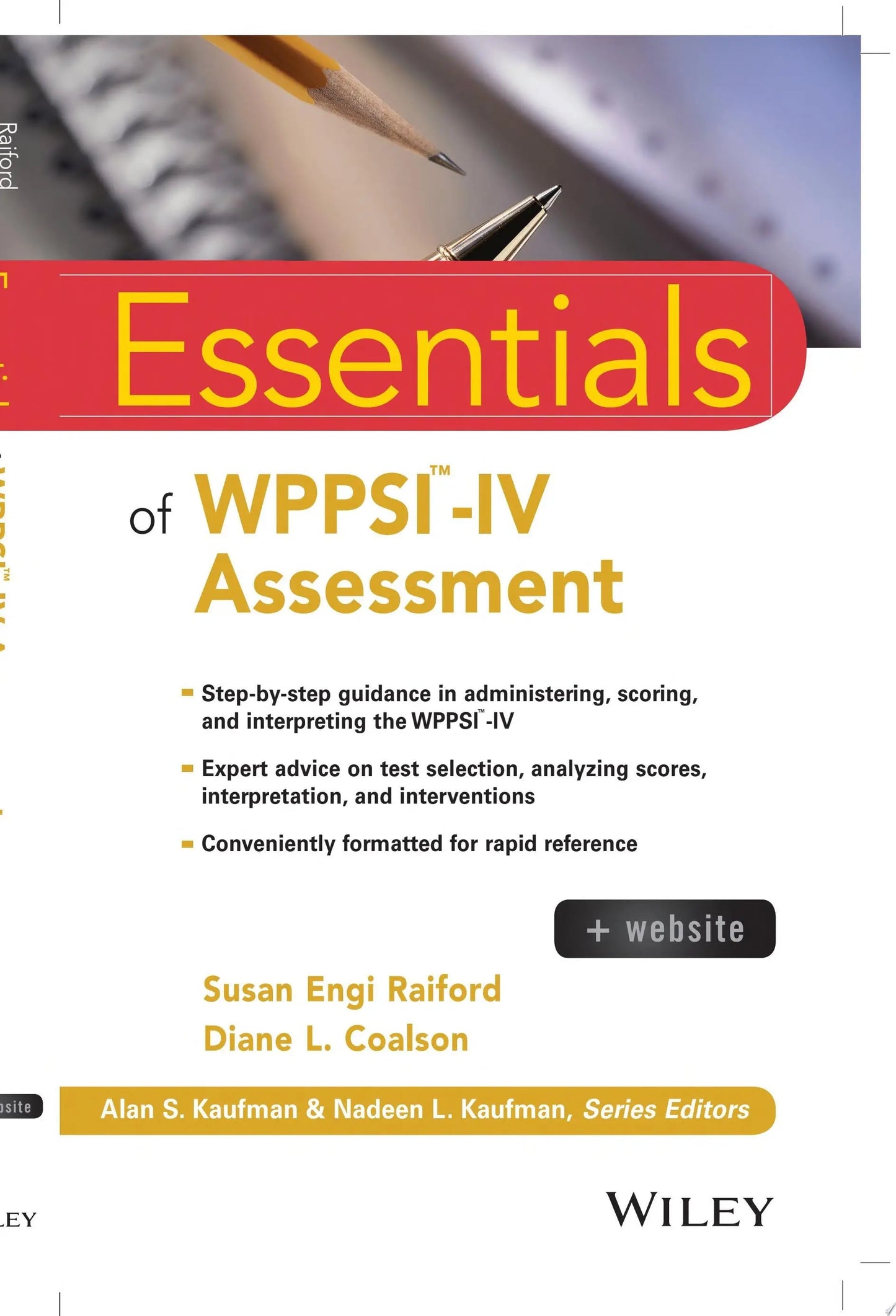 Essentials of WPPSI-IV Assessment by Susan Engi Raiford – book cover